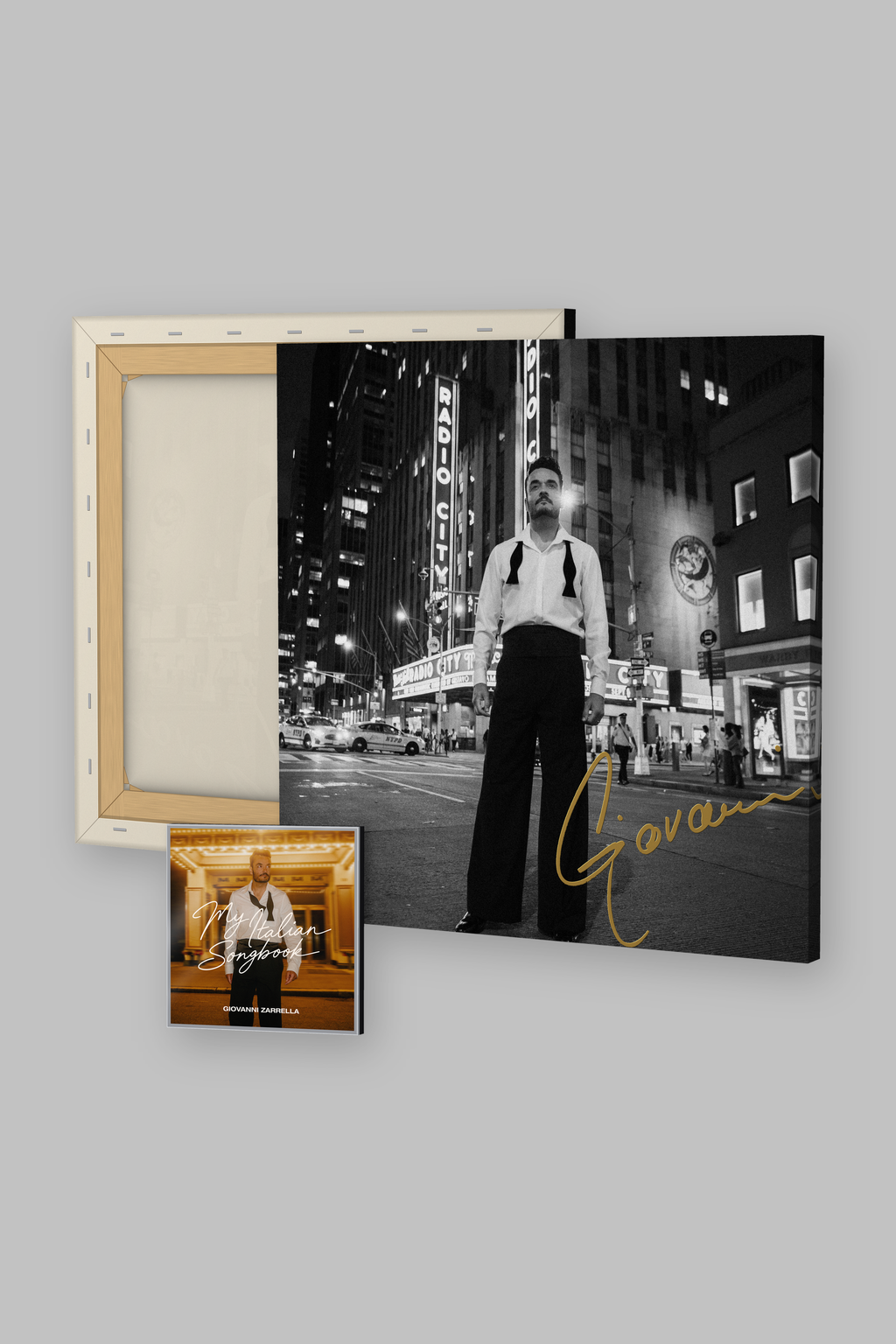 CD-Bundle "My Italian Songbook" mit Foto-Leinwand