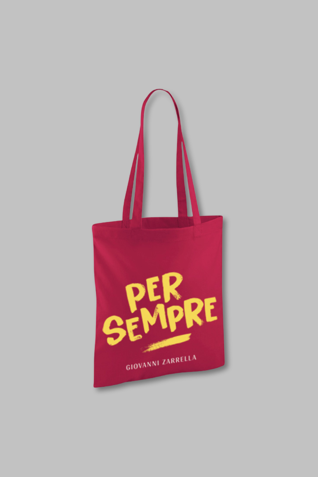Jutebeutel „Per Sempre" in Cranberry – Giovanni Zarrella