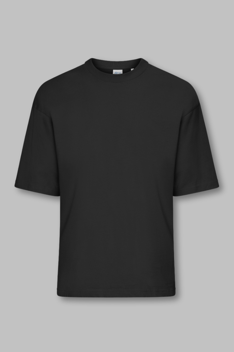 T-Shirt Oversize "Fantastico" – Schwarz