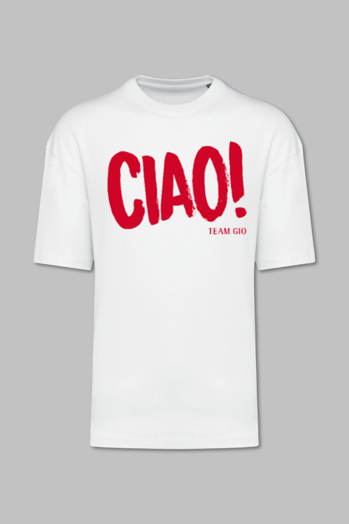 T-Shirt Ciao in Weiß