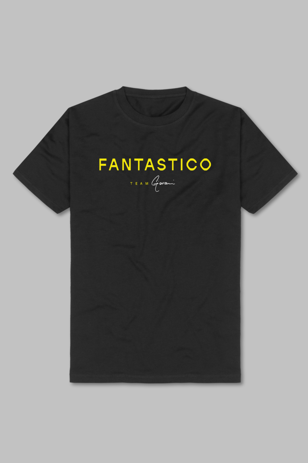 T-Shirt Oversize Fantastico Team Giovanni in Schwarz